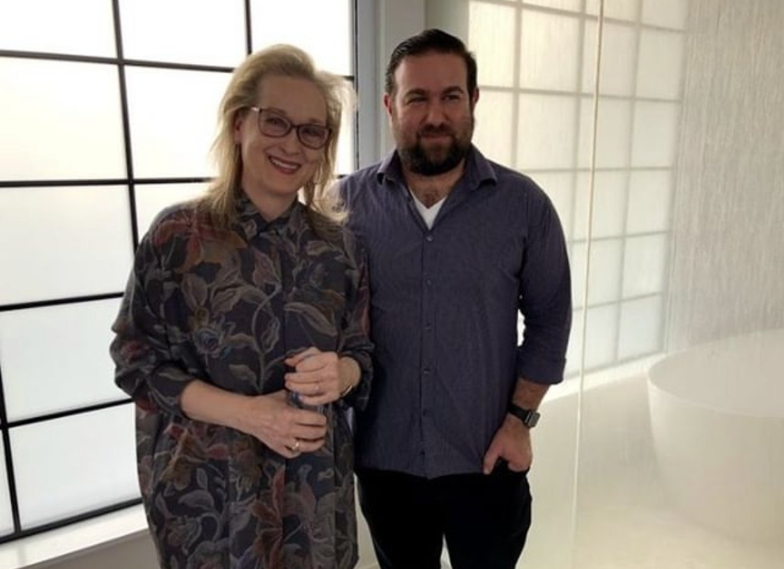 Behind the scenes with Meryl Streep and our team! Watch now on STARZ.  #feminism #documentary #filmmakaing #hollywood #starz #femalefilmaker