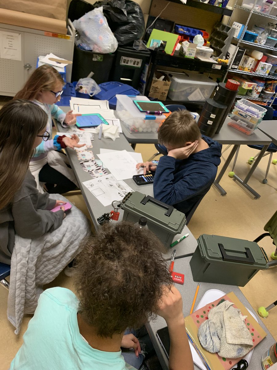 LeRoySTEM's tweet photo. #finals @breakoutEDU #almostbreaktime #math https://t.co/CDFd6s0wHT
