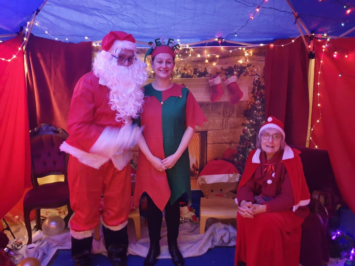 JaneEdbrooke's tweet photo. Spent this afternoon volunteering @AgnesRileyGdns for the Santaโs Grotto for local children. Lots of fun! #Elfhelper https://t.co/4735L1CgzH