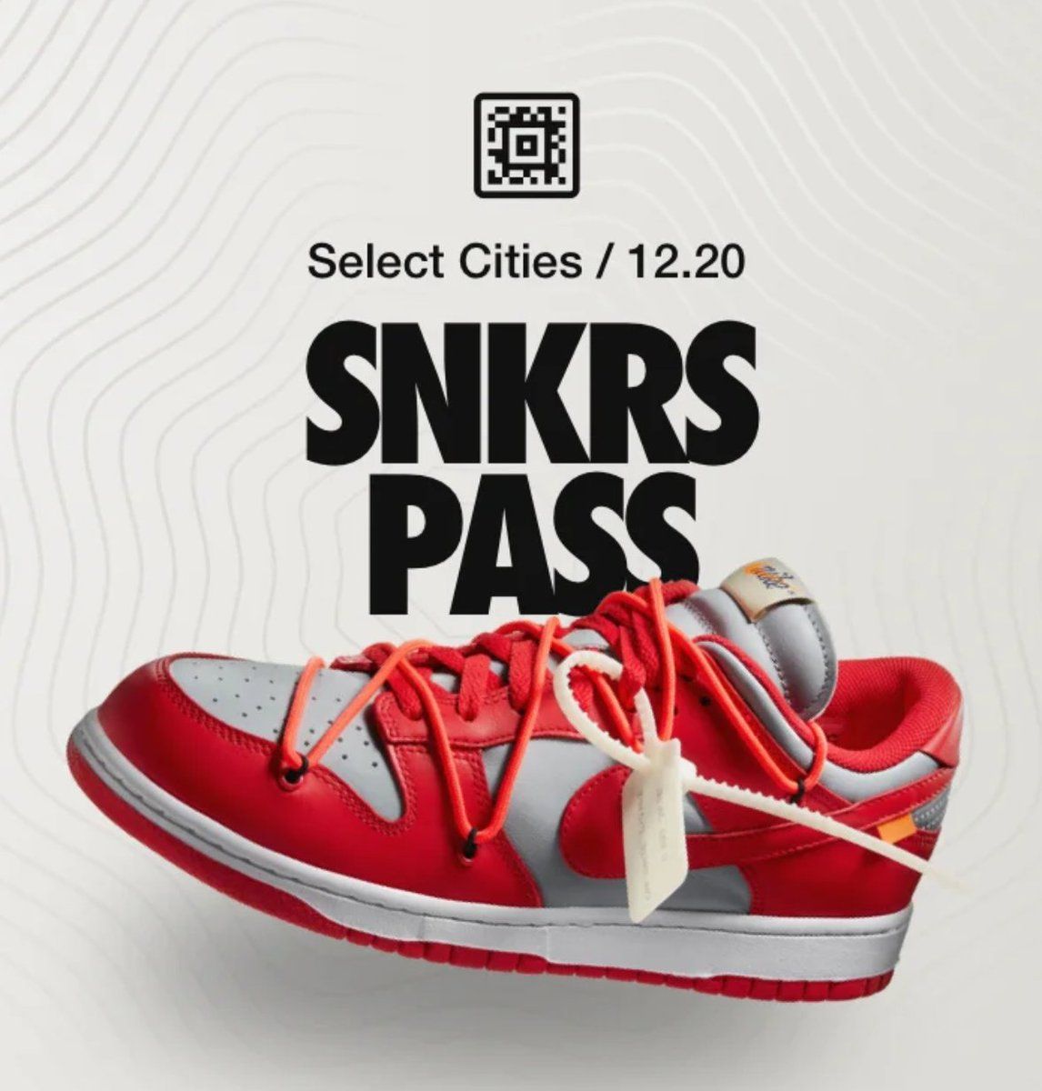 nike dunk off white snkrs