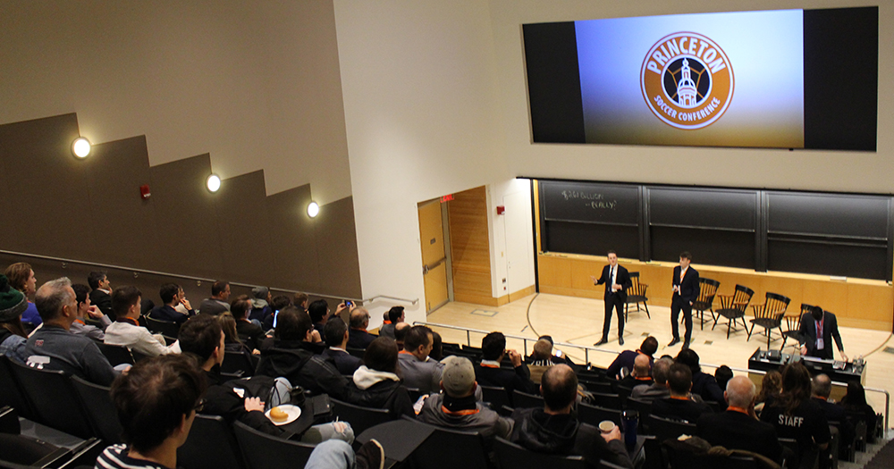 NJYouthSoccer's tweet photo. The inaugural Princeton Soccer Conference started simply as an idea that was created by Founders Jonny Hopcroft and Ben Clarke, but it has since turned into what will now likely be a new tradition at @Princeton. 

🗒️ https://t.co/BobUHRJU0a
✍️ @ahaddock614 https://t.co/e0t24kRKv3
