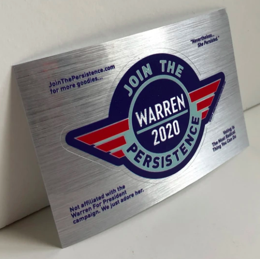 pdxpersist's tweet photo. The time for Persistence is now. Join us, you can. 💫⭐️
.
.
.
Get your sticker by a local #PDX4Warren volunteer! https://t.co/QT9PY1kNAT
#JoinThePersistence #TeamWarren #Warren2020 https://t.co/9NNPDlHKcV