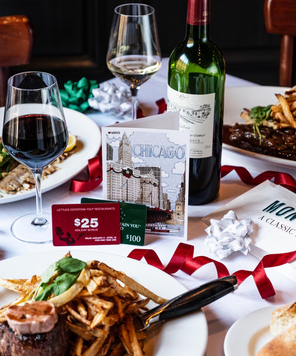 Make everyone wish you were their Secret Santa. 🎅🏼 Get a $25 Holiday Bonus when purchasing $100 in <a href="/LettuceEats/">LettuceEntertainYou</a> Gift Cards. bit.ly/2N7cful