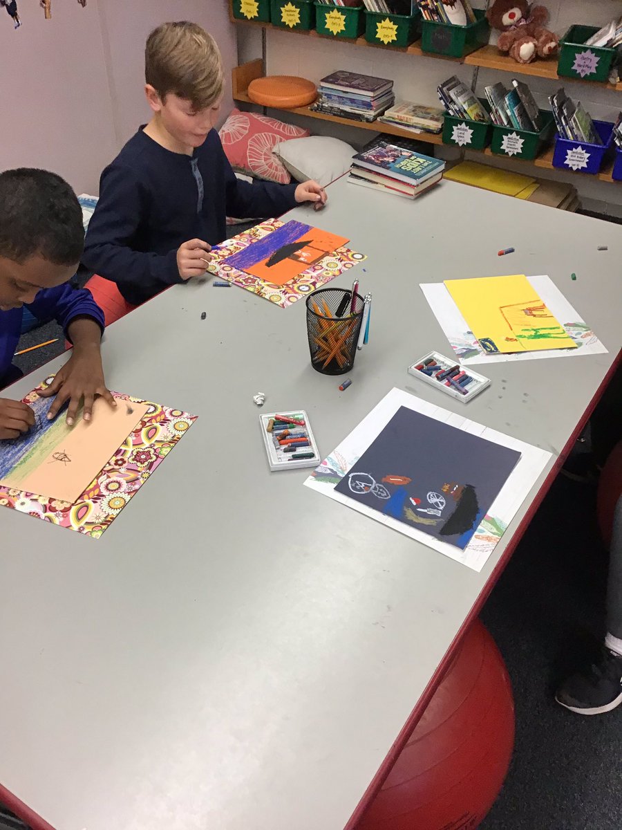 Art Adventure with Ms. Denise! #HillcrestProud