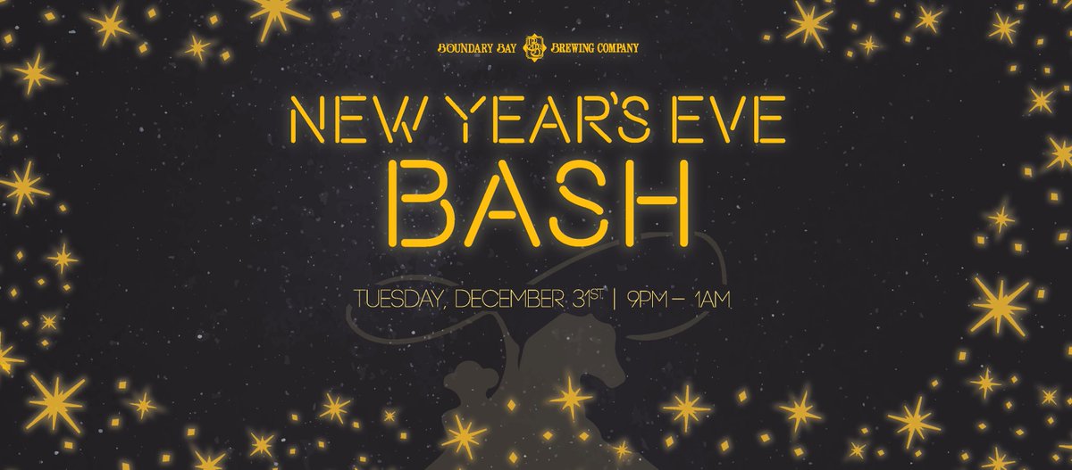 Party it up in the Taproom with us and ring in the New Year with line dancing, a BBQ dinner, champagne toast and keg drop at midnight!🍻🎉 
RSVP and get your tickets here: bit.ly/36VDKhQ
#NYE #NYEparty