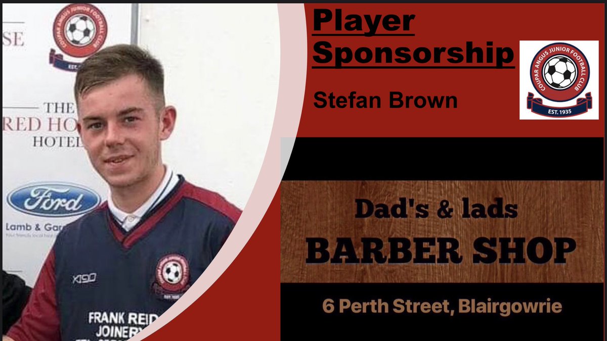 CouparAngusJFC's tweet photo. Stefan Brown - Scorer from last weekends away defeat to East Craigie which ended 8-1 to the home team https://t.co/P68ih7n1s1