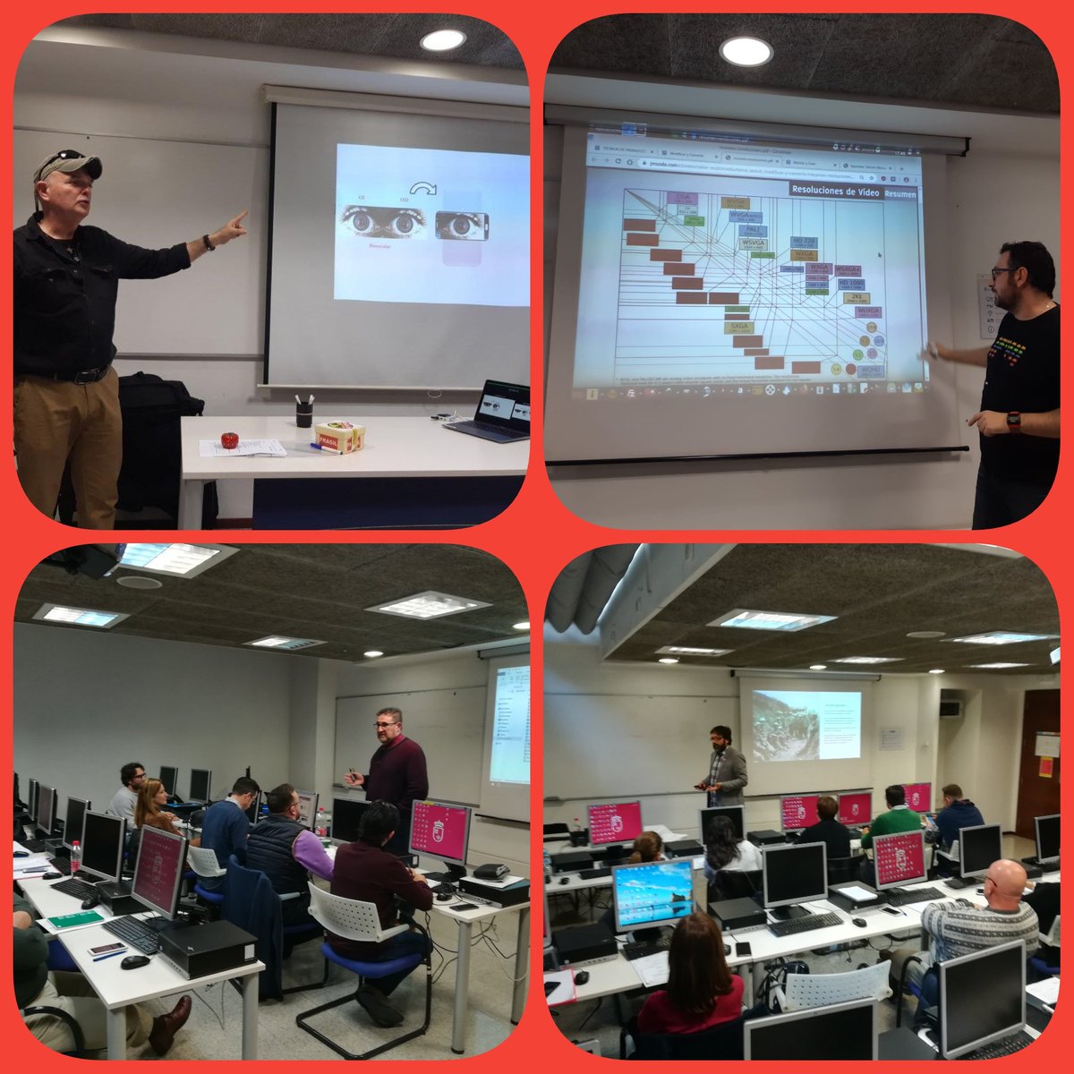 EFIAP_Murcia's tweet photo. #ComunicaRM Finaliza el taller práctico sobre optimización en gestión de redes sociales 👨‍💻👩‍💻. Días para (pre)ocuparnos de comunicación, participación, redes sociales... desde las administraciones públicas. Gracias @AmaliaLopezAcer @cocosville @Fructuoso @jesusda y #AngelJulio‼️ https://t.co/S29fRdJZ4A