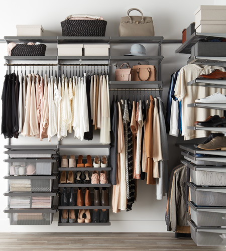 Elfa Walk-In Closet Platinum - Wurth Organizing