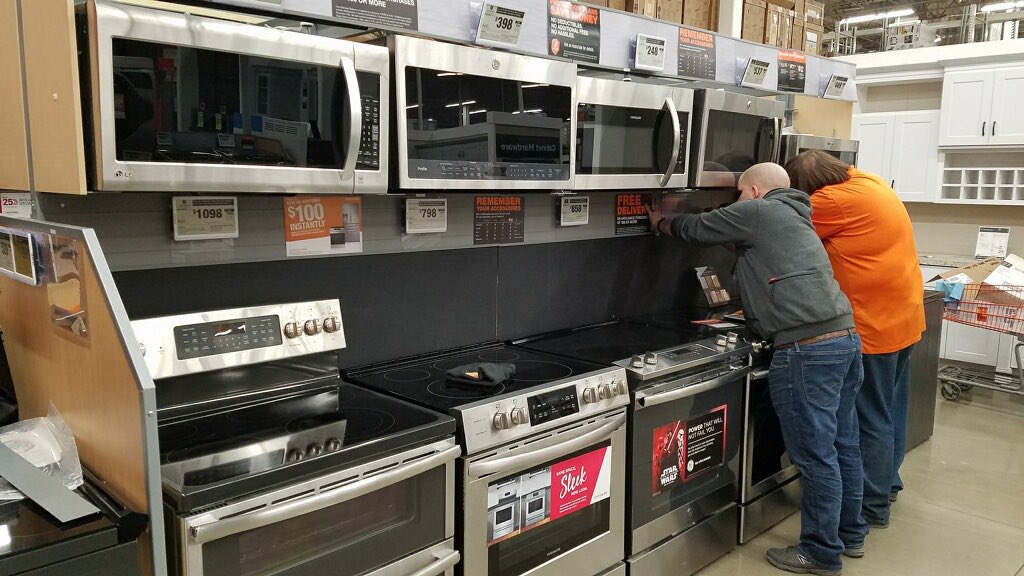 Teamwork !!!  Paint, Lumber, Flooring  &amp; MET working in concert to beautify the Kitchen Showroom