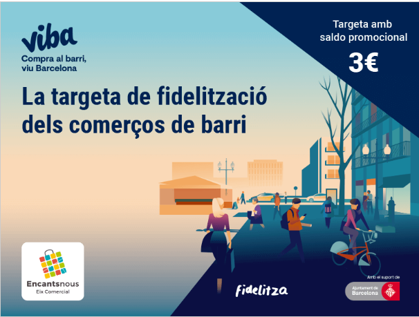 Vols la targeta Viba amb 3€ de saldo? 😱🤑

Del 5 de desembre de 2019 al 5 de gener de 2020 lliurem targetes amb un saldo promocional de 3 €, que pots gastar en qualsevol de les 15 botigues d'Encantsnous Eix Comercial que tenen la targeta Viba. 💪

mtr.cool/rqecwtyhkg