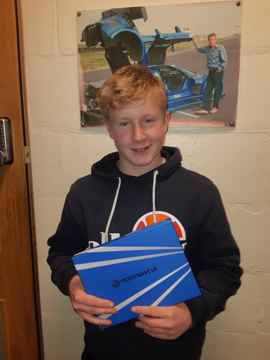 Robinbasf's tweet photo. My son Harry passed his ARDS test. 100%. Now fully qualified racing driver and now its  time to start testing #Ginetta. https://t.co/hccxqMHl1l