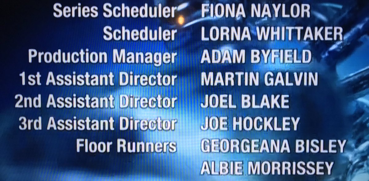 MartinGalvin's tweet photo. An early Christmas present.... My first credit as 1st AD on @BBCHolbyCity Thanks again to all the cast and crew for their continuing hard work 😄 #HolbyCity #BBC https://t.co/a1Vl4kCnnp