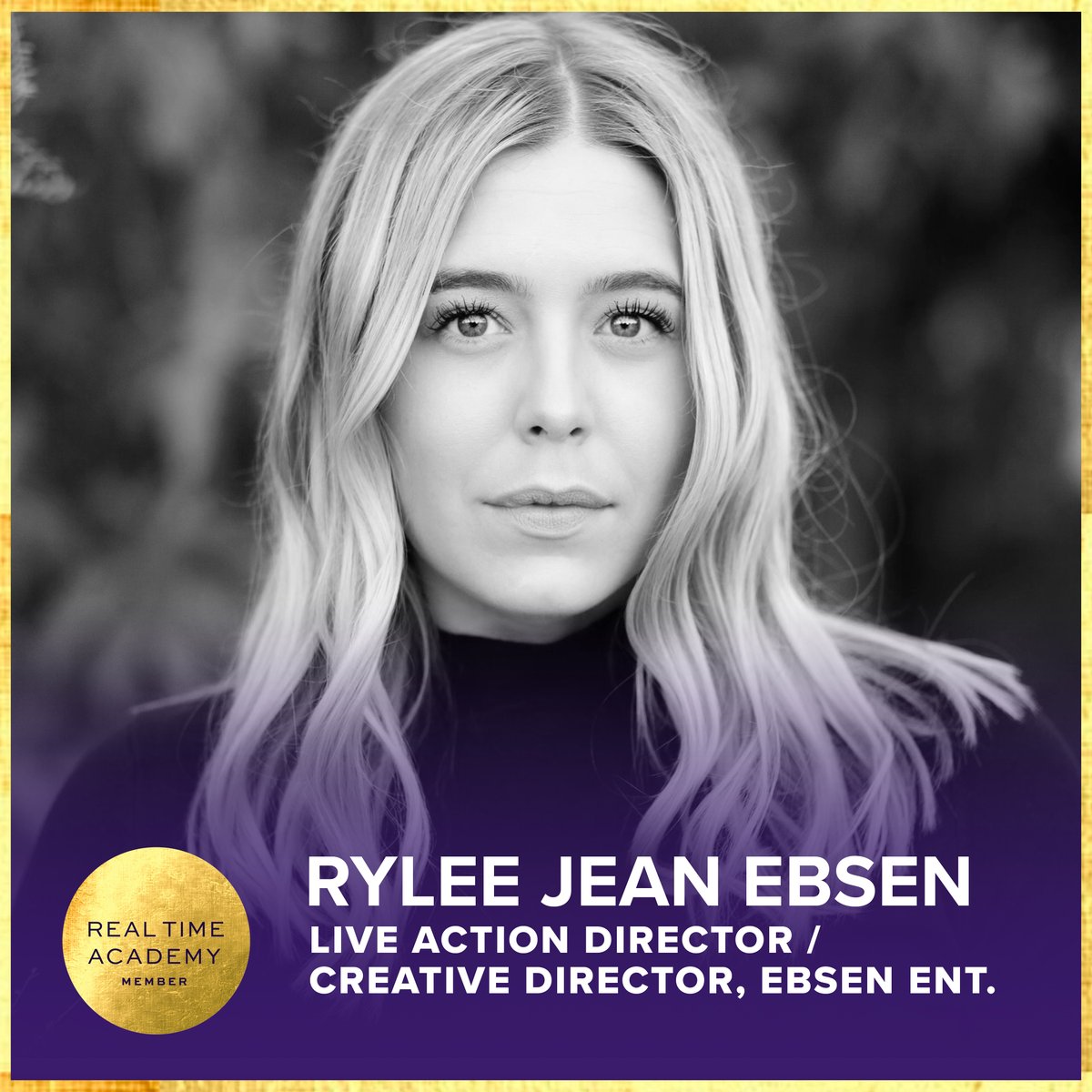 shortyawards's tweet photo. NEW MEMBER ALERT!!!! Please welcome @DirectorRylee to the Real Time Academy! Rylee is a Live Action and Creative Director at Ebsen Ent. Learn more about our newest member here: https://t.co/nzsu0PsDyJ https://t.co/i16pgONSY3