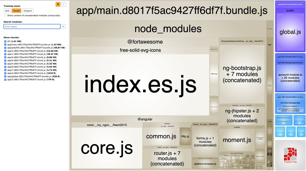Looks like <a href="/jhipster/">JHipster</a> is almost ready for Angular 9 with the brand new Ivy renderer ! 
Lost ~230kb without any breaking change, congrats to the <a href="/angular/">Angular</a> team for the amazing work 👏