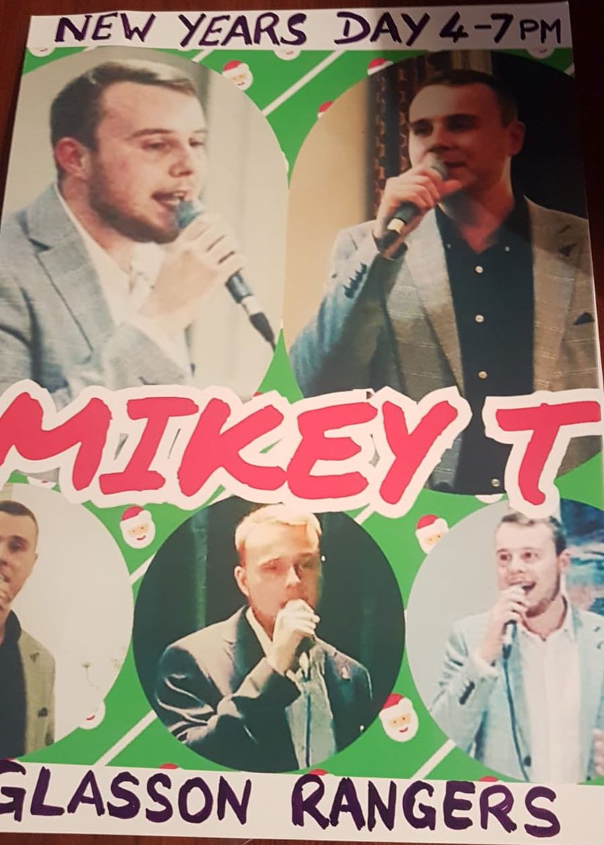 GlassonRangers's tweet photo. Bring in the new year with free live entertainment! New Yearβs Day 4-7.
#mikeyt https://t.co/J4ANuSGuJB