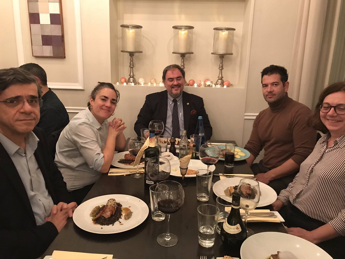 karineO12's tweet photo. Fantastic diner #Neurosome #EUproject 🇪🇺 #Athens #Sarigiannis @BaroukiRobert @1124Umr https://t.co/fBANwdNMqF