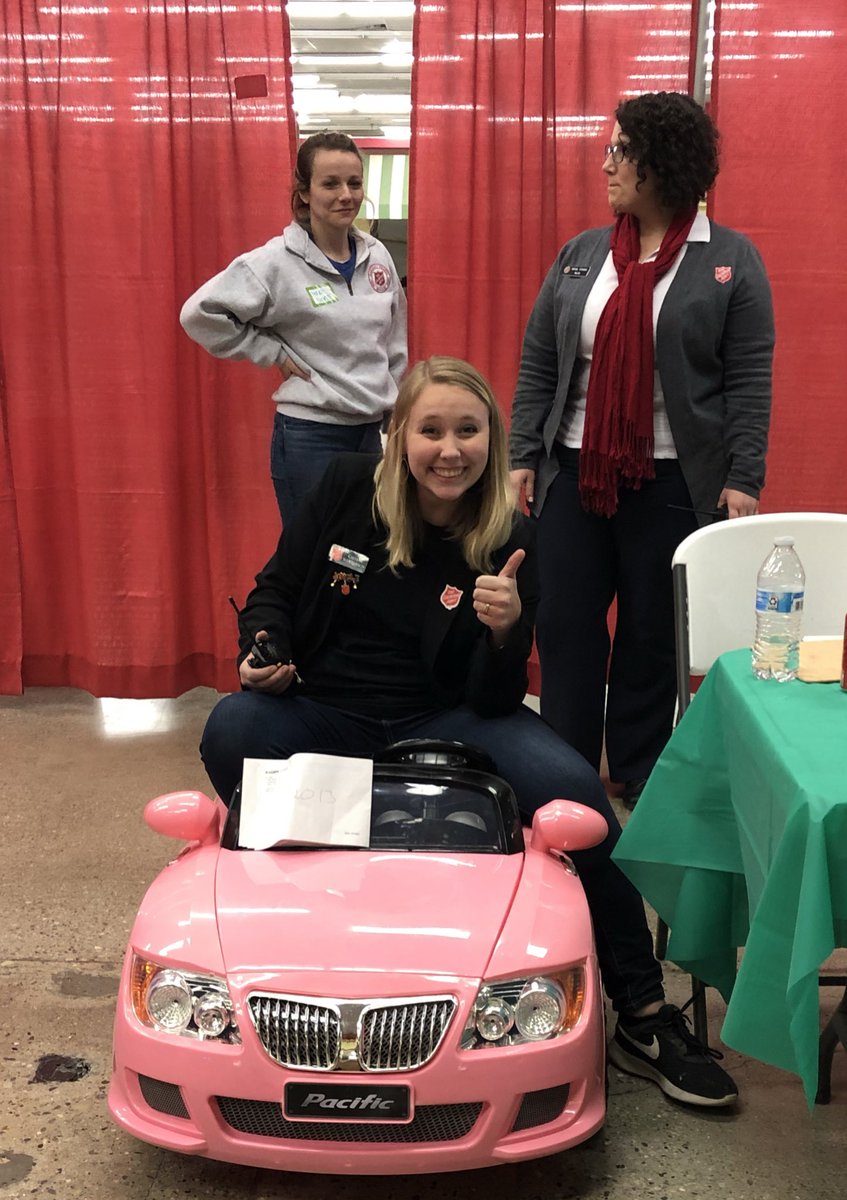 SAIndiana's tweet photo. Here at #IndyAngelTree distribution, we hand-deliver gifts to families. These little ones are sure to remember their “first car!” https://t.co/7RyZgSX4MX