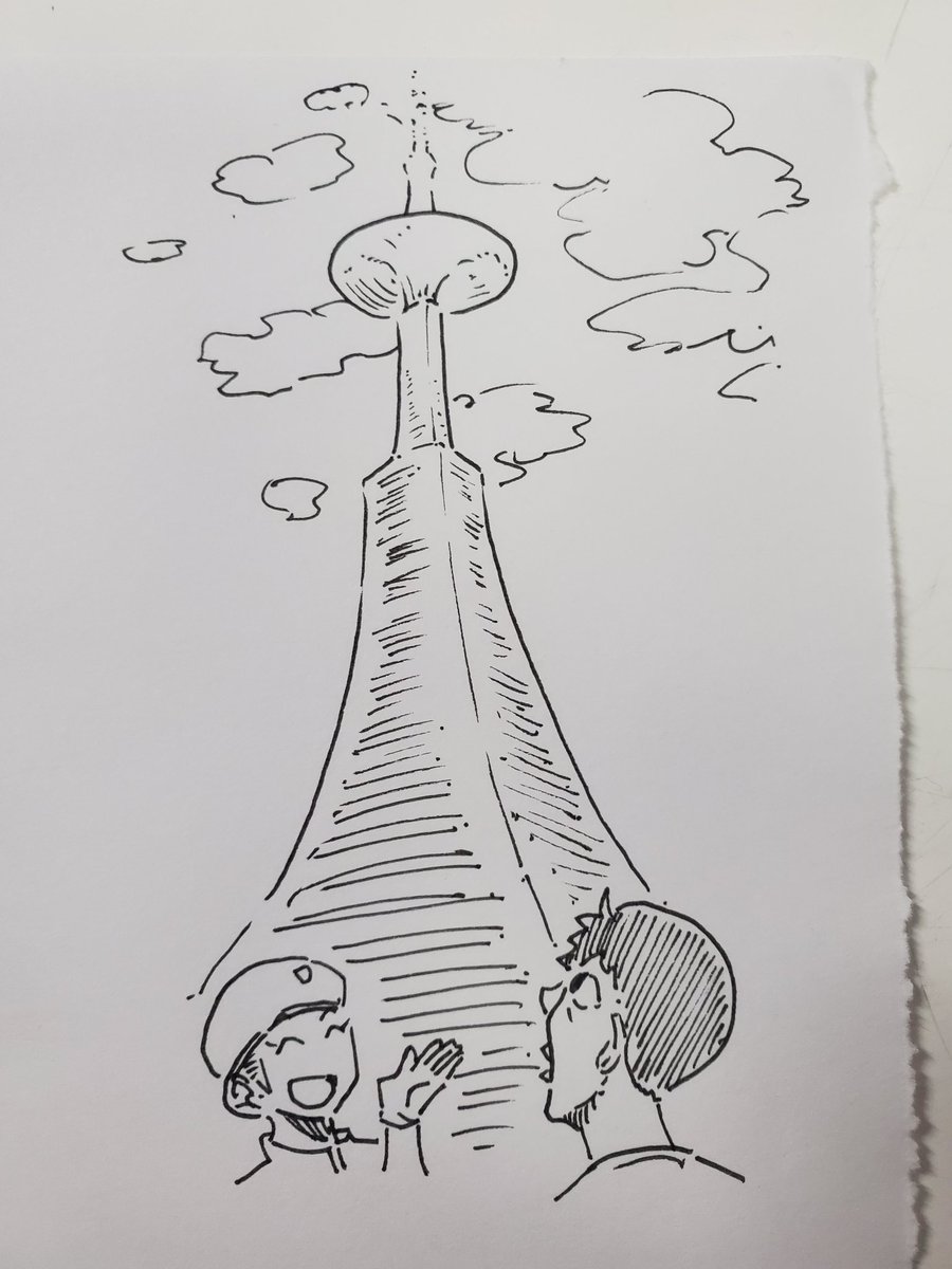 では今からこの1873階建てのビルをのぼりまーす 