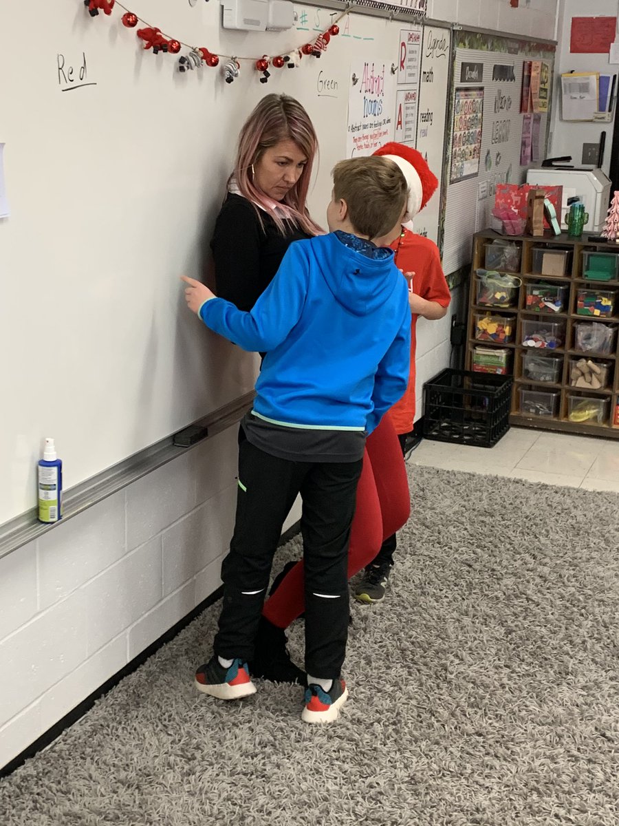 JennBeckman1's tweet photo. When your big brothers show up for the holiday party we put them to work!! Thank you to all the wonderful parents for putting on one fun celebration!! #CCEistheplace2be https://t.co/i01ygZDuJJ