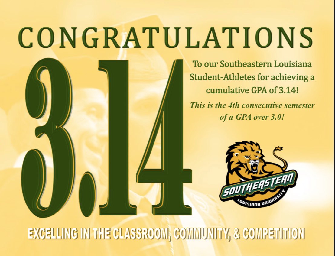 Our student-athletes continue to excel in the CLASSROOM, community, & competition! I’m so proud of them. #LionUp 🦁💚💛 #ScholarAthletes