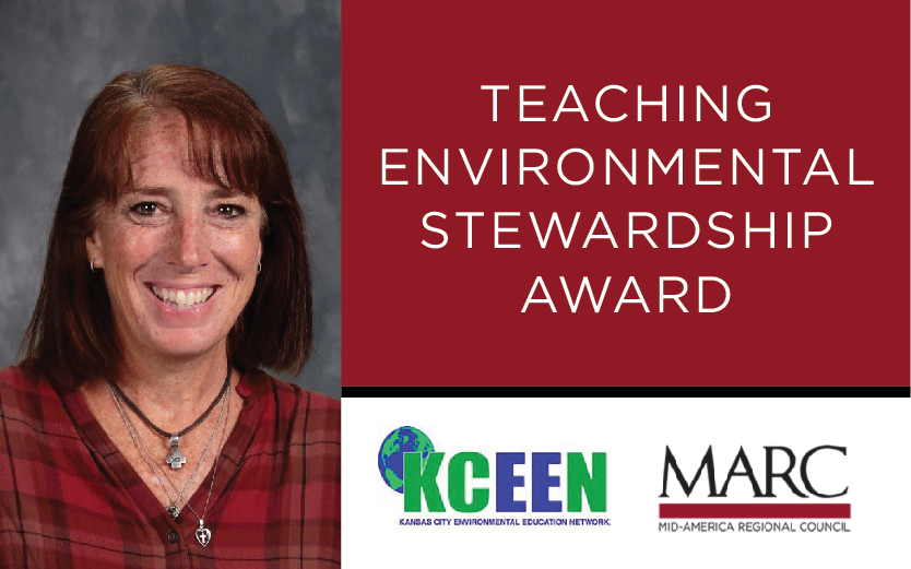 Laura Moore, teacher at <a href="/prairie512/">Prairie Elementary</a>, was recognized with the Teaching Environmental Stewardship Award (TESA) by the KC Environmental Education Network (KCEEN). The TESA recognizes outstanding efforts in environmental education. Read more: smsd.org/about/news-pos…