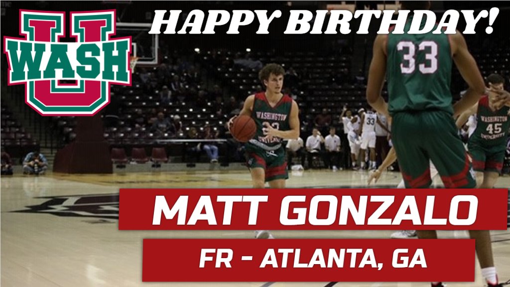 WashUBasketball's tweet photo. Happy birthday Gonzo! https://t.co/iCStCZga4T