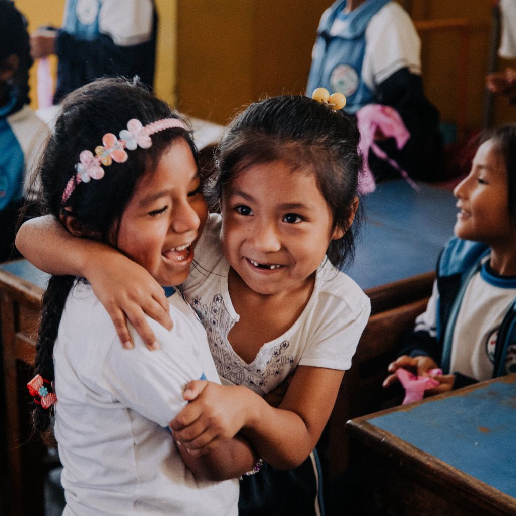 A couple of smiles for you all the way from one of our partner schools in Peru! #thankfulthursday