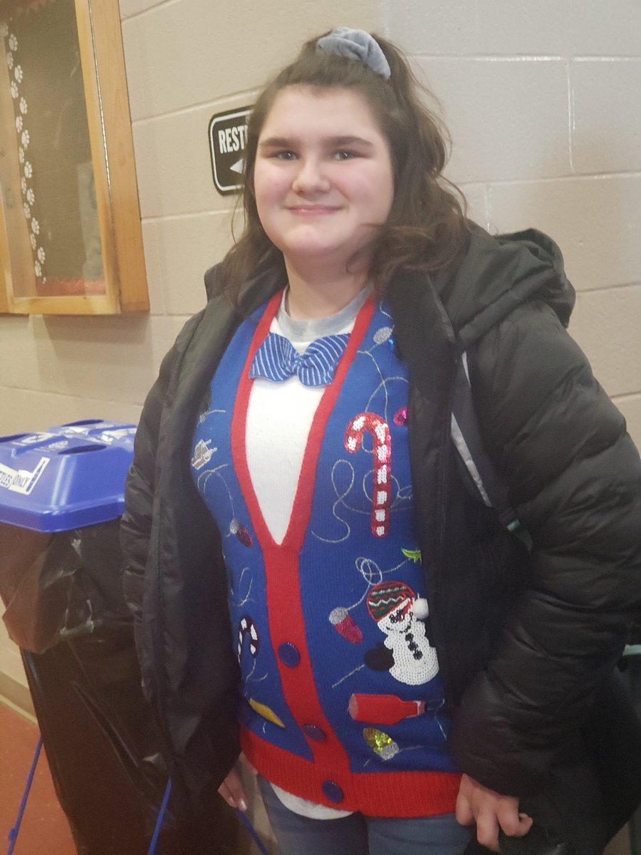 Mrs_Pipp's tweet photo. Loved the festive sweaters today! https://t.co/688gxjdCpo
