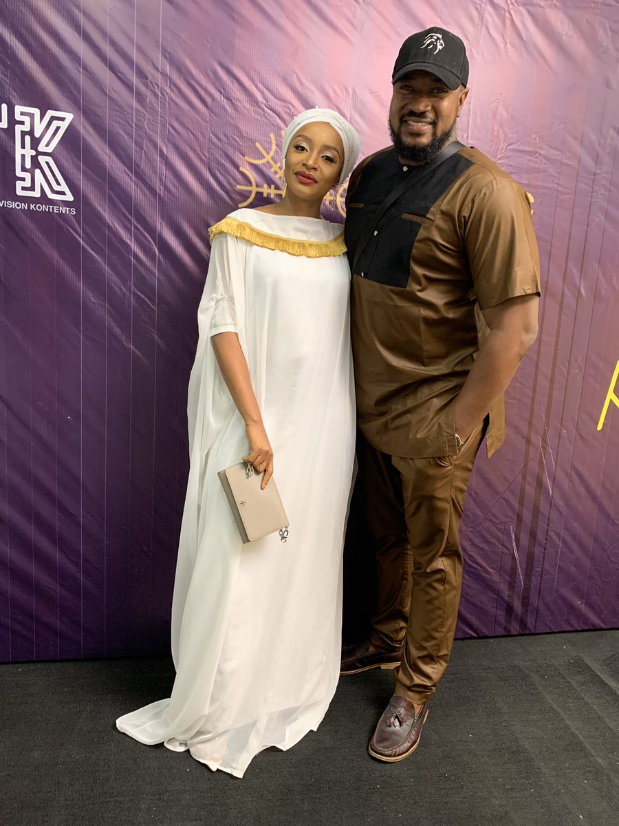Rahma_sadau's tweet photo. Ding Ding Ding. . . . We can’t wait to be back on your screen!! 😃💃🏻@Mofeduncan 🎊 
Who’s excited? 😃#CoupleReUnion #TheBulas #SonsOfTheCaliphate  #SOTC #DrawingStrength #Abuja https://t.co/ylioyySF0X