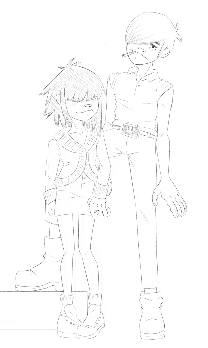 skyphoenixbloom's tweet photo. Assorted pencil sketches of Noodle and Stu…
#gorillaz #2nu #stoodle https://t.co/0E9deTnJwz
