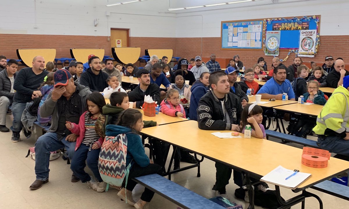 Thanks to our Kirtland ES Dad’s for joining us this morning for Dad’s and Donuts event! You Dad’s Rock! #proudprincipal😁🥰🦅 @APSLZ1 <a href="/ABC_Partnership/">ABC Community School</a> <a href="/ABQschools/">Albuquerque Public Schools</a>