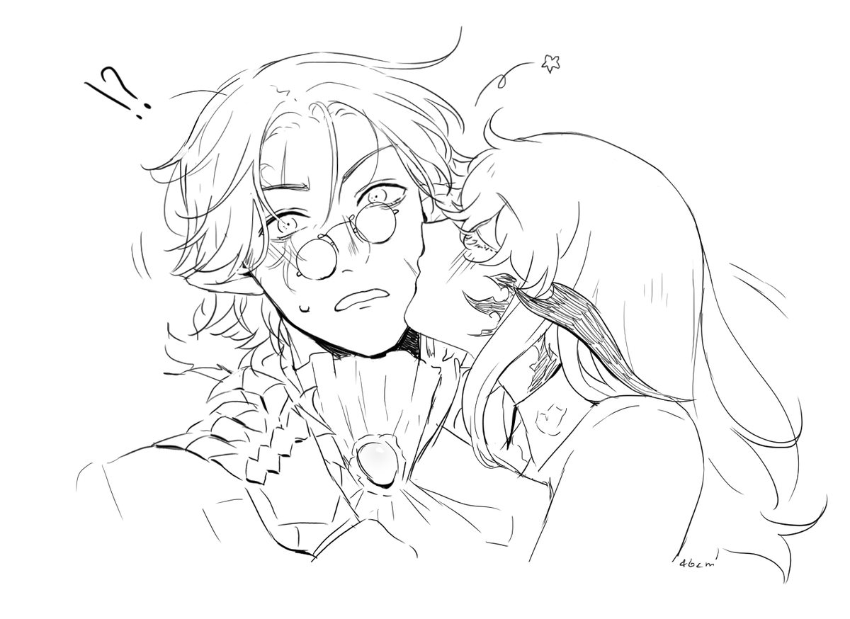 i wanna draw more cute stuff with falex and nai... come at me pls ? 