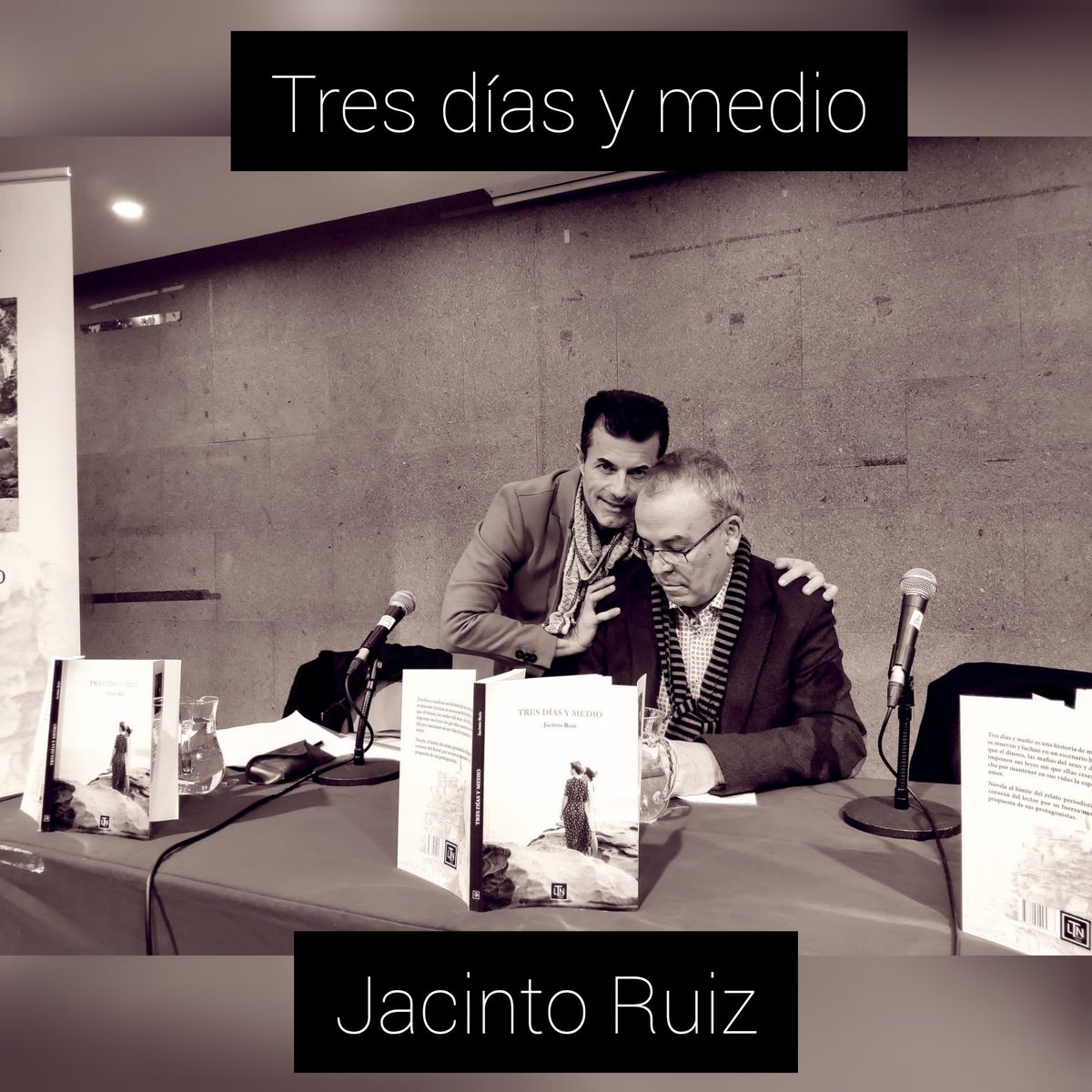 MANUELVISO1's tweet photo. 🔵🔵 No podía ser de otra manera que estar hoy al lado de un gran amigo, pero además magnífico periodista y brillante escritor en la presentación de su última novela #TresDíasyMedio
👉 #JacintoRuiz https://t.co/Rsd5CqQ0Hd