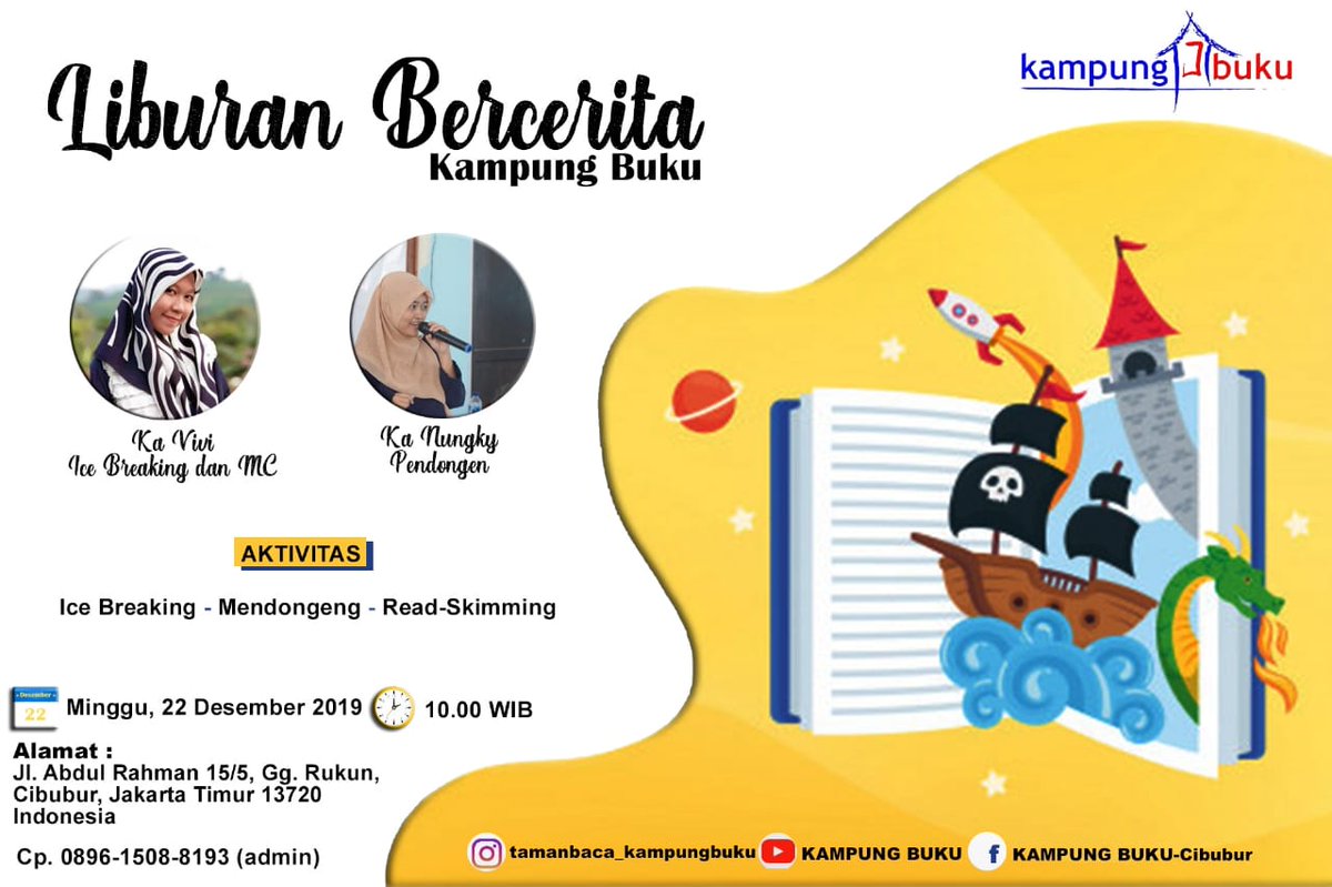 Datang ya... ada dongeng seru.