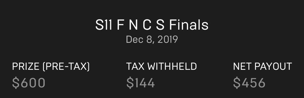 Official rules say $6000 for making finals ($1500 each) yet we only get $600??? <a href="/FNCompetitive/">Fortnite Competitive</a> <a href="/Loomin__/">Loomin</a>