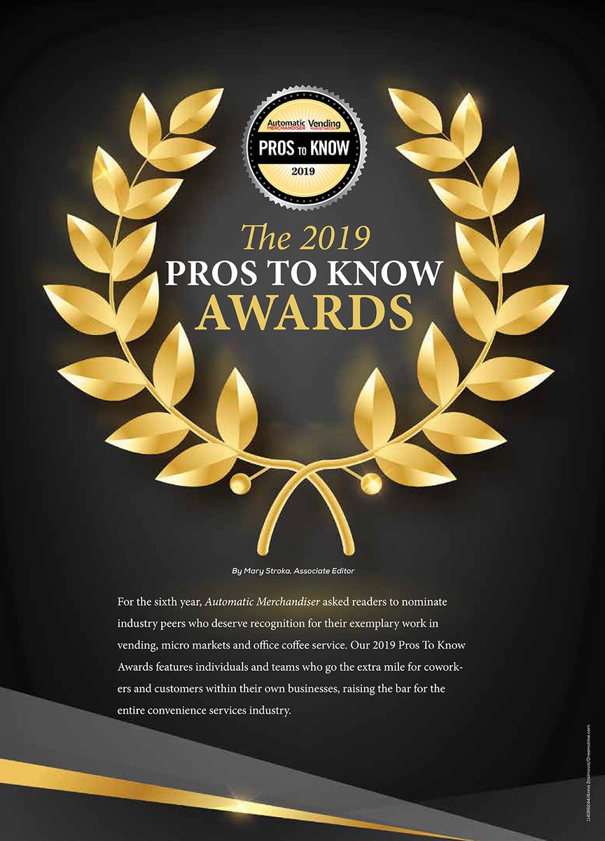 CPI_Official's tweet photo. Last week, #AutomaticMerchandiser and @VendingMagazine released their 2019 list of the Pros to Know in the Vending Industry. #CPI had three business leaders recognized (Chuck Reed, Sharon Peyer, and Patrick Richards). Read about it here: https://t.co/uDhgTB0Eyw
#CPIvending https://t.co/87SkO0SXRp