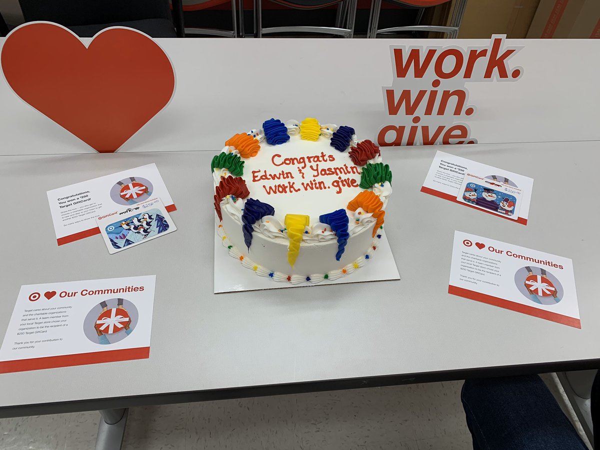 MegsOC27's tweet photo. Today was one of my favorite days!  Congrats to T-1437’s Work. Win. Give winners- Edwin and Yasmin!  Well Deserved!  Can’t wait to see how you choose to GIVE ❤️ https://t.co/v4gz0waE0r