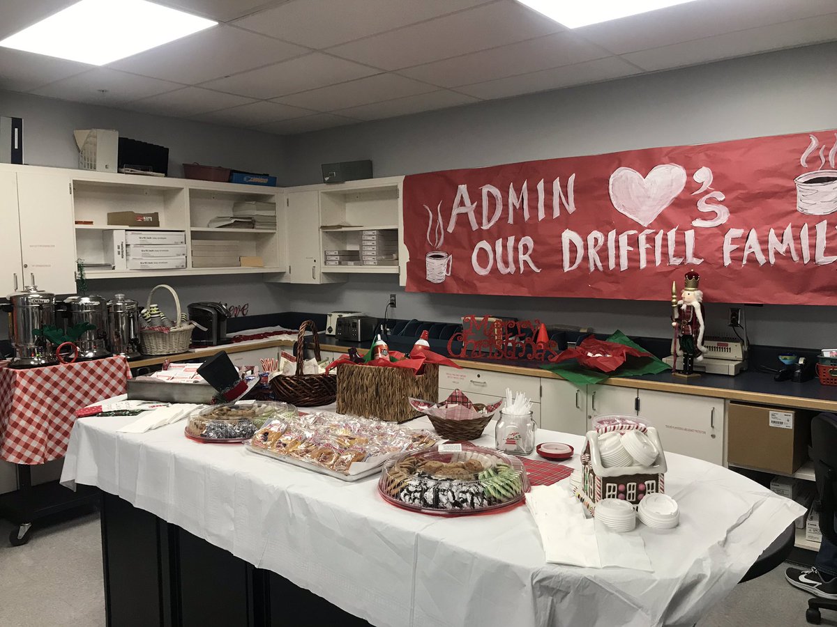 Hot chocolate bar and sweets for the best staff around!