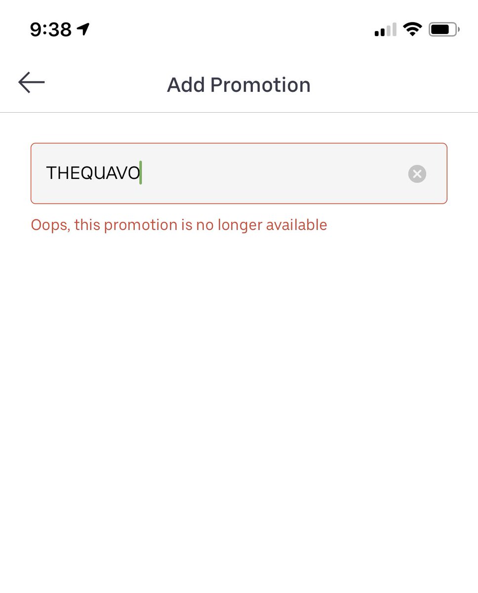 Bar_Gent's tweet photo. @UberEats  WTF IS GOING ON WITH THIS “THEQUAVO” code. I’ve been trying to order this for 35 minutes and to make things worst it keeps showing me the ad on the homepage?! https://t.co/DVxkf56zmn