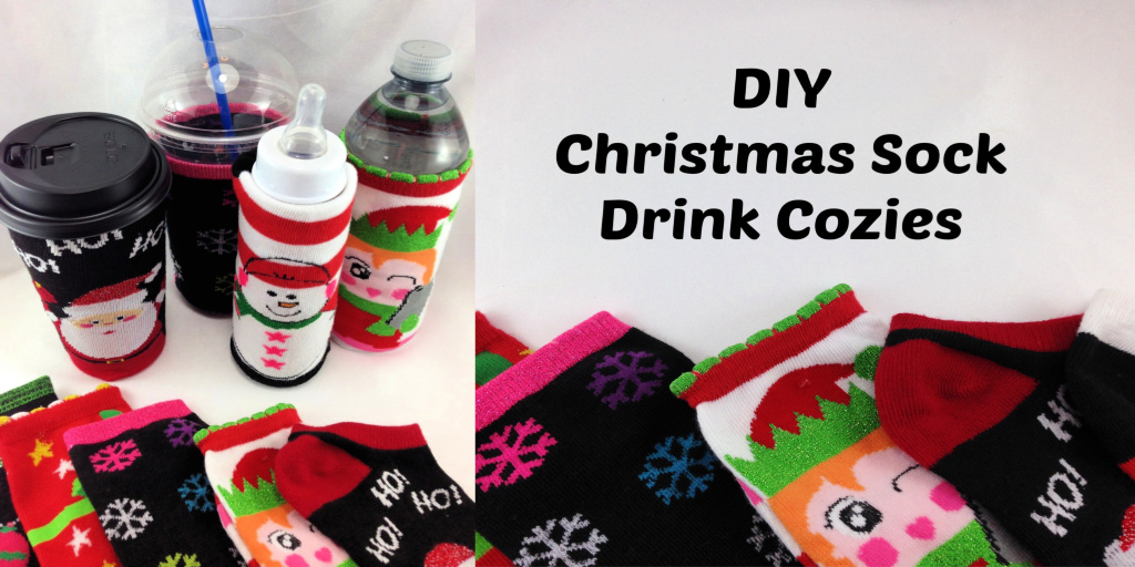 creative_starr's tweet photo. Aren't these cute! Easy to make Drink Cozies from Christmas socks. Visit my blog and cheque out the wine cozie and travel mugs too! https://t.co/7i5psgeT3p #DIY #Drink_cozie #Christmas_socks #wine #water_bottle #baby_bottle #coffee_cup #craft #easy https://t.co/CHHQXcHVwf