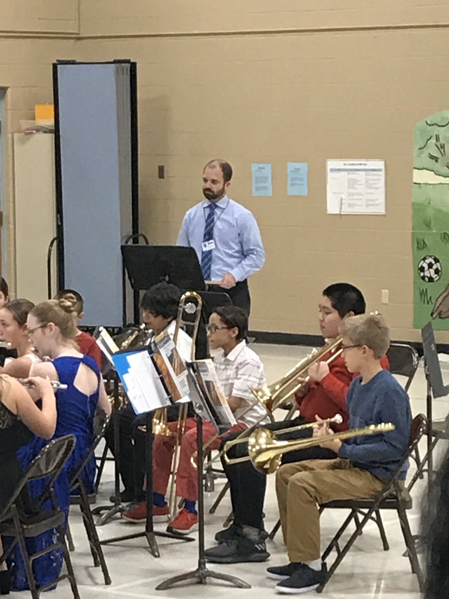 The holiday strings, band and chorus concerts went very well tonight. The band even had a little help from Dr. C! We are very proud of all the students’ hard work! @DrC_CTE <a href="/ctetigers/">Cumberland Trace ES</a>
