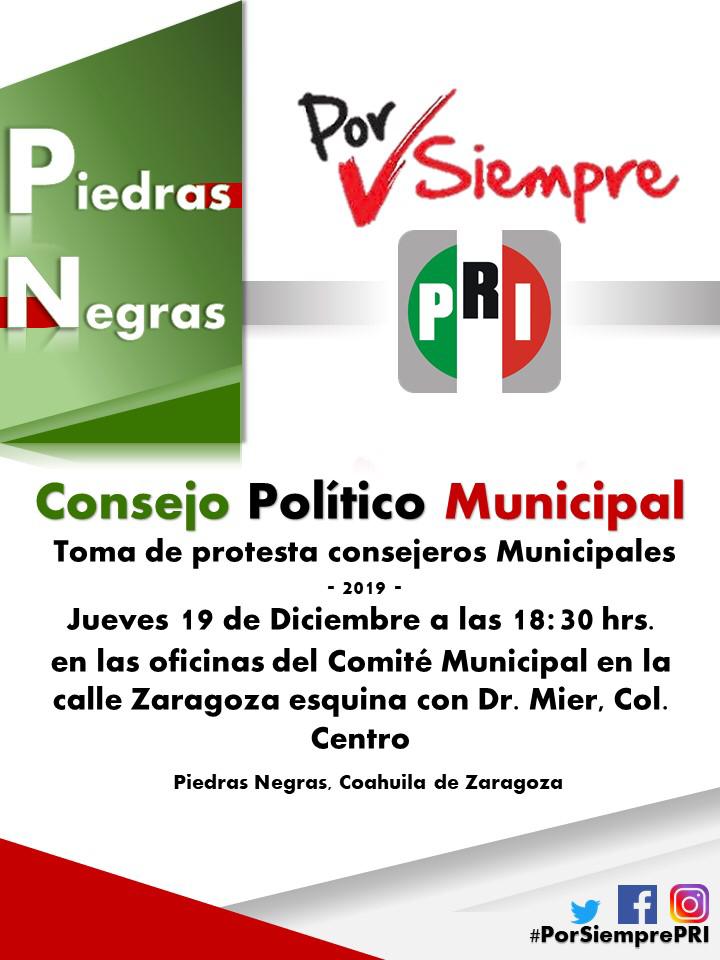 ClaudiaRvdra's tweet photo. Toma de protesta de los Consejeros Municipales .
#PriPiedrasNegras https://t.co/FJelKmwsaY