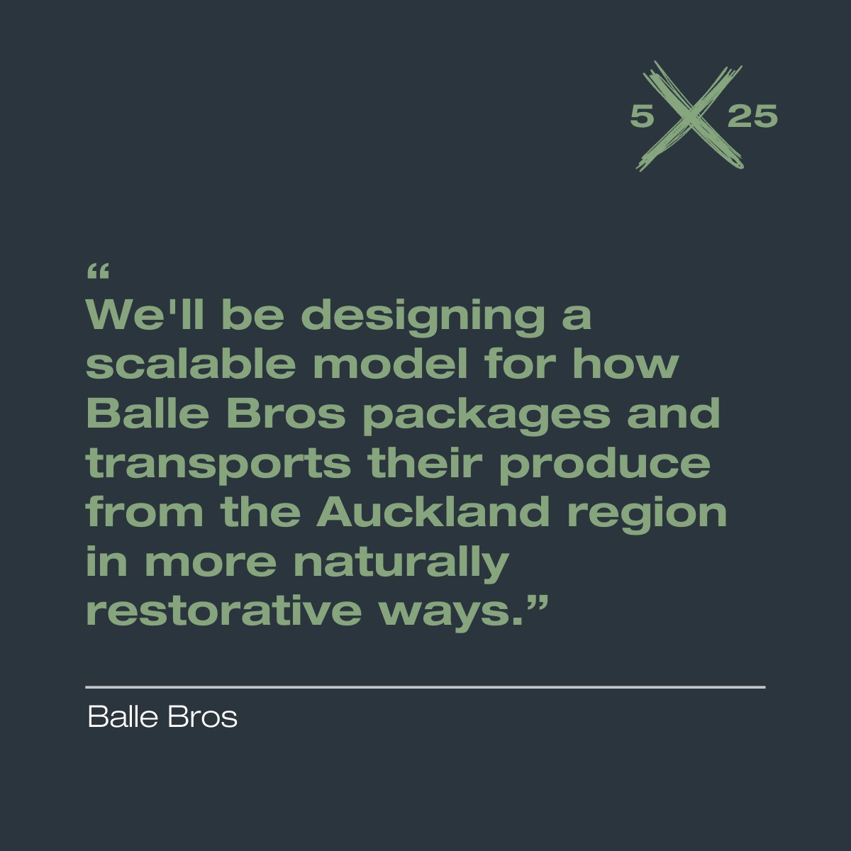 Circularity14's tweet image. Our 5th business to join XLabs in 2020 is Balle Bros Group Ltd - fourth generation vegetable growers. 

Welcome to XLabs Balle Bros - we can&apos;t wait to see a circular model that brings more health to our plates.

lnkd.in/gM4zR6x
xlabs.nz

 #xlabs2020