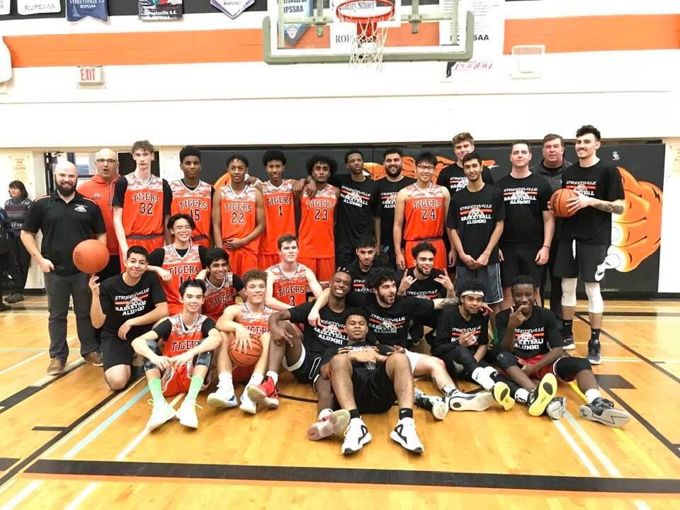 Streetsville SS Annual Alumni Basketball Game is one of my favourite days of the year. Nice to see the Alumni come back and the student body pack the gym!The Alumni won a close one. <a href="/StreetsvilleSS/">Streetsville S.S.</a>