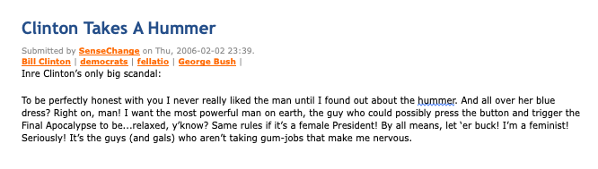 I credit George Bush with helping me find my voice. If the future of civilization hinged on the American voting public, I'd have to begin engaging them. As one of them. I adopted the alias 'SenseChange' & joined a blog site called  #WritingUp. And I never truly stopped /30