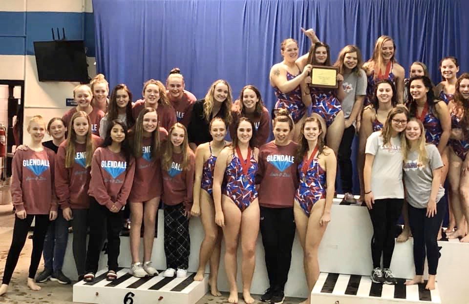 All-City Champs!  These girls were supposed to get beat on the Psych Sheet.  Good thing competition happens in the pool instead of on paper.  Way to rise up ladies!