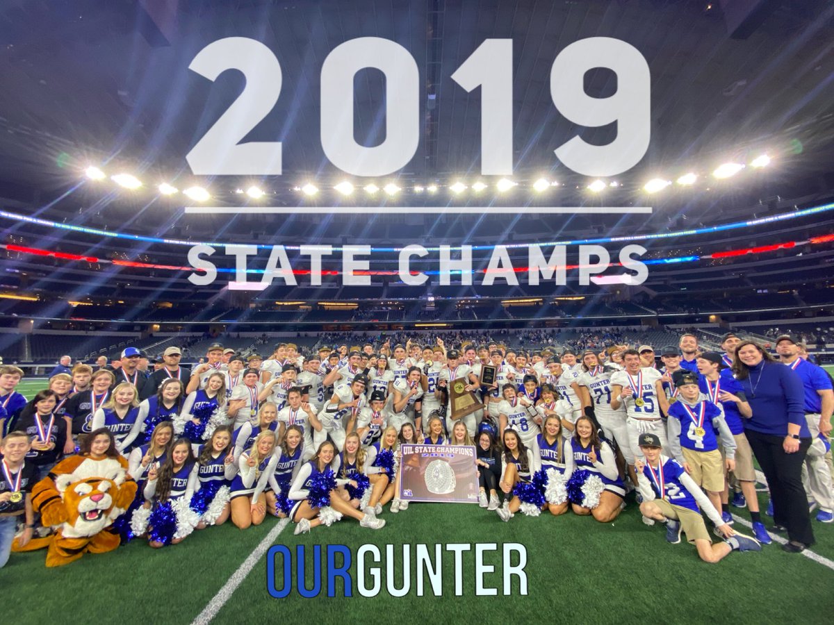 State Champs!!!! <a href="/ourgunter/">@OurGunter</a> <a href="/gunter_football/">Gunter Tiger Football (5xStateChamps)</a> <a href="/CoachFieszel/">Jake Fieszel</a>