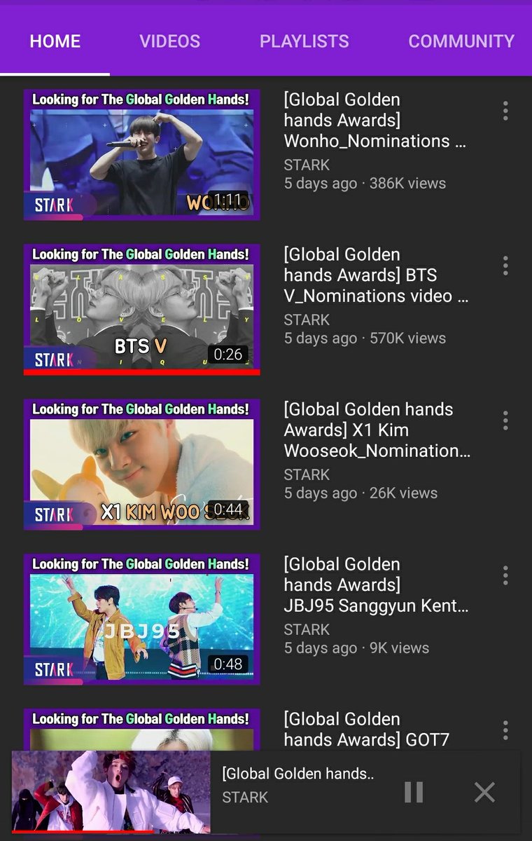 TAETAE_PH's tweet photo. [VOTE] STARK 'Global Golden Hands Award' 

1PM | How to vote:
1. Watch video
→ https://t.co/U8PDdtg8qa
◎ Gap: 184k views 

2. Vote in this tab
→ https://t.co/CSHcCx2sJt 
◎ Gap: 6%

⏰ Voting ends Dec 20
🔔 Winner’s video will be played on 4k screens at the airport &amp; in Seoul https://t.co/wo2ShX8Vr6