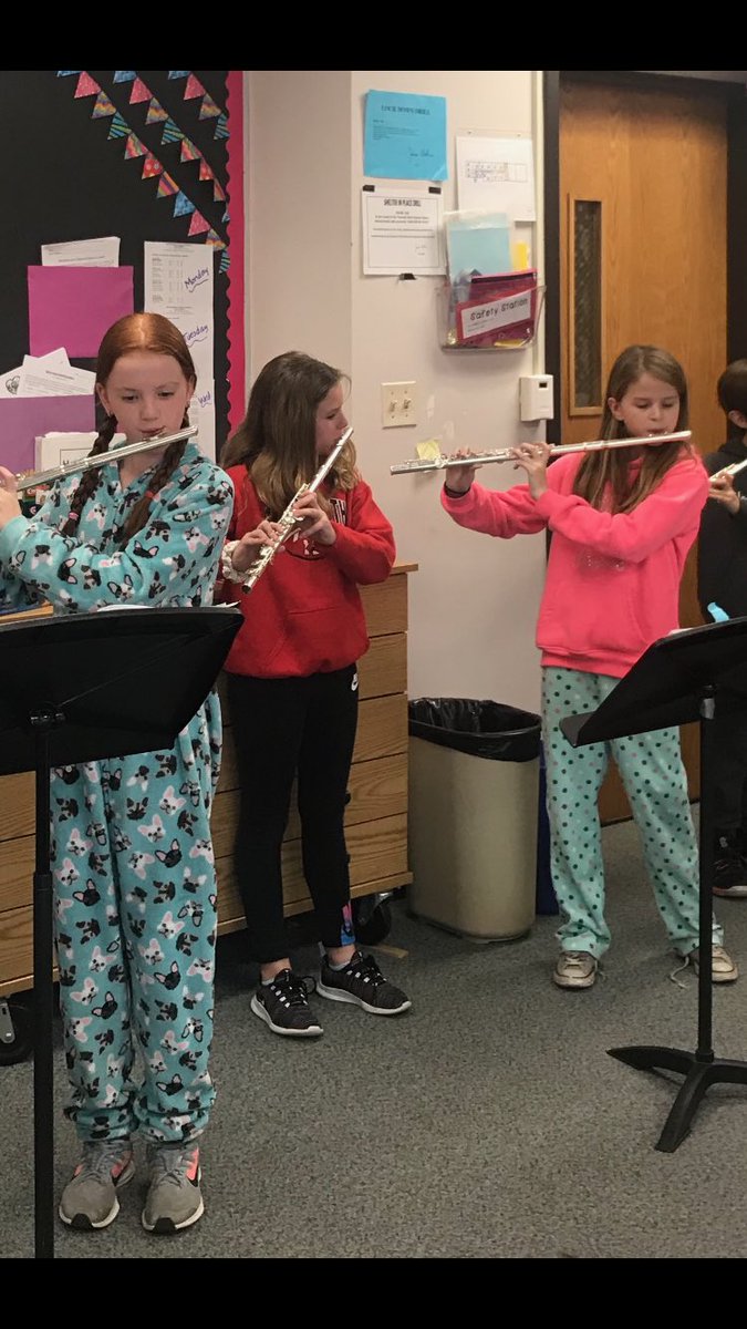 We were lucky to hear holiday songs by our band kids yesterday! #musicintheschools  #EngageD64