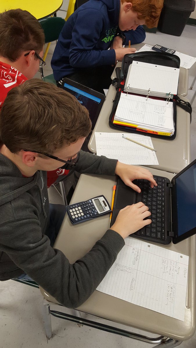 GRbread's tweet photo. Today we took a break from our regularly scheduled programming, and engaged in productive struggle! These students persevered! #TheMustangWay #gscsmath https://t.co/s5ph77EdMb